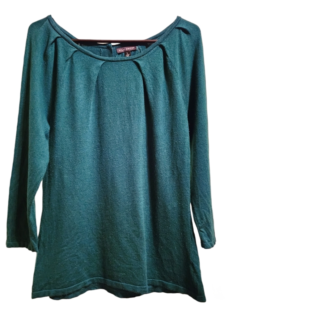 Willi Smith Emerald Green Sweater
